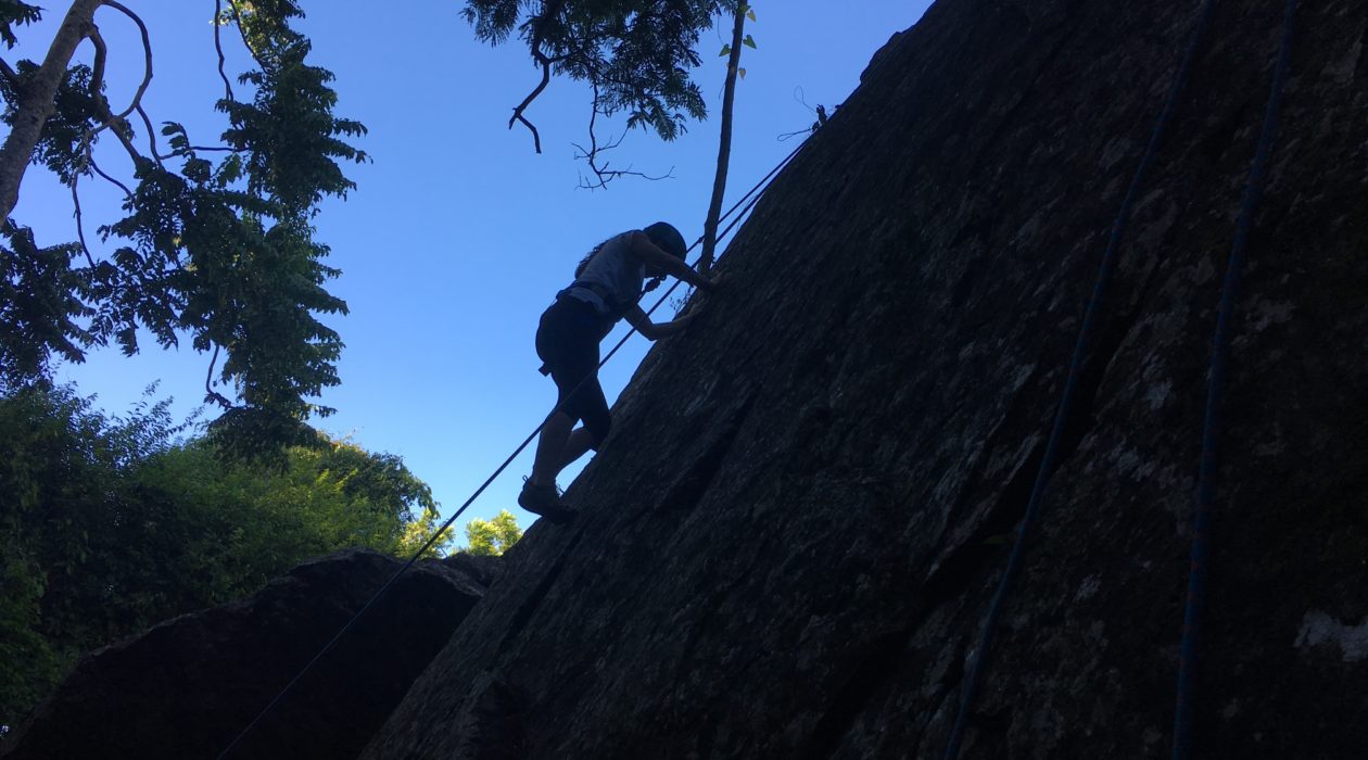 Winter rock climbing in Cairns